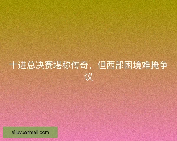 十进总决赛堪称传奇，但西部困境难掩争议